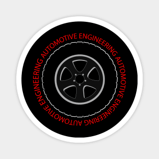 automotive engineering auto engineer car engine Magnet